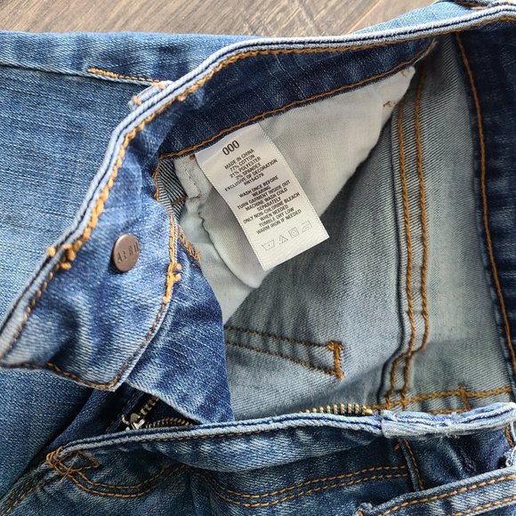 Embroidered High Waist Cropped Skinny Jeggings 000 - Picture 7 of 12